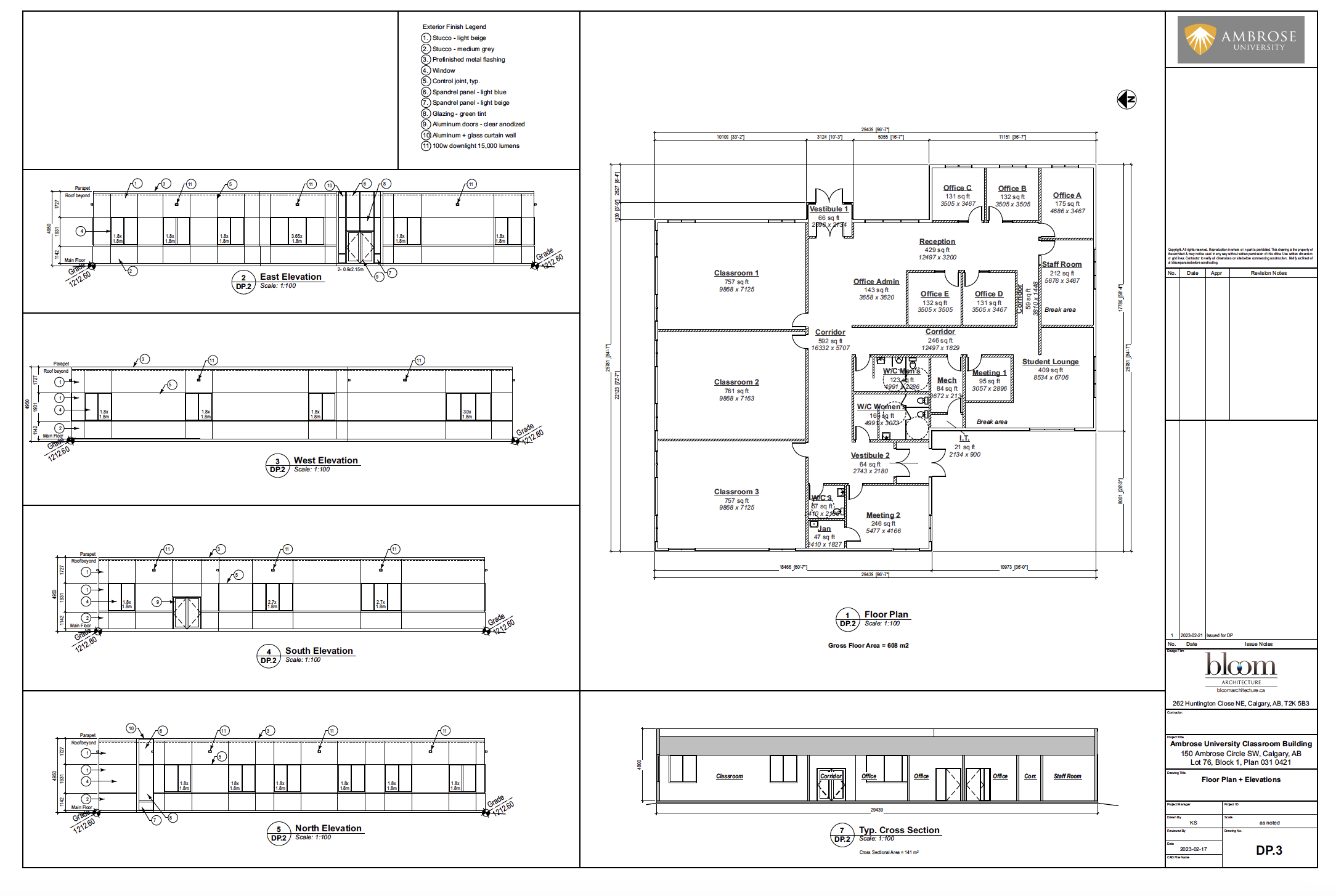 Proposed floorplan for School of Business expansion project