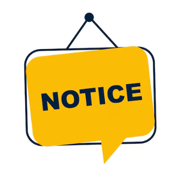 Notice