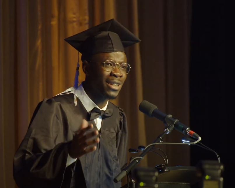 Afope Sanyade (2022 Undergrad Valedictorian) found a community and sense of belonging at Ambrose.