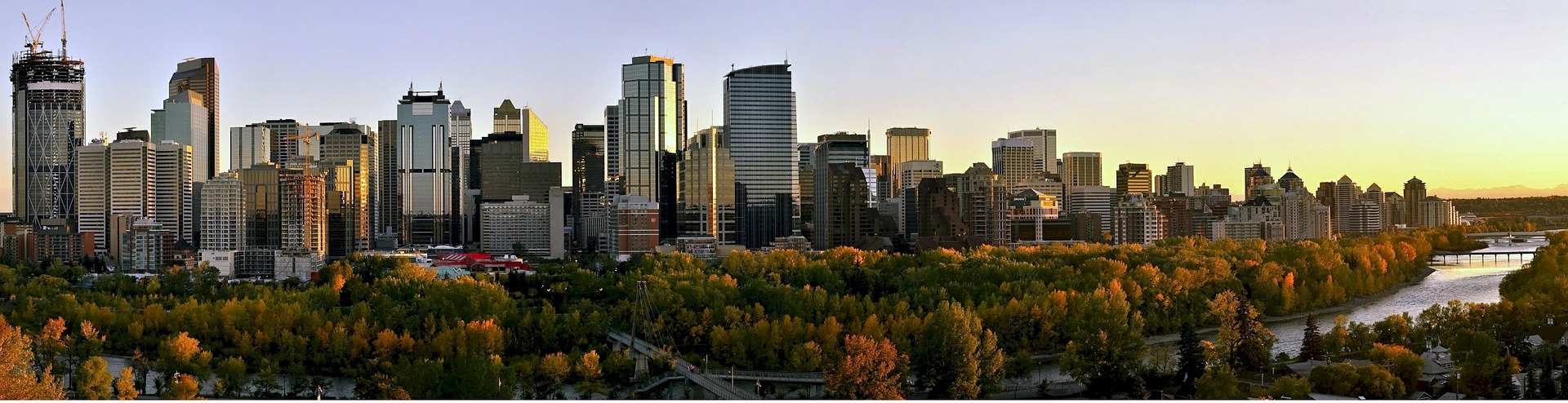 Calgary, Alberta, Canada Skyline.