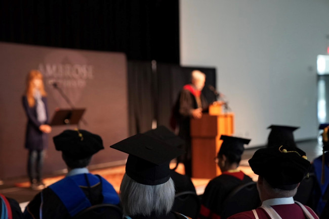 Fall 2020 Convocation chapel