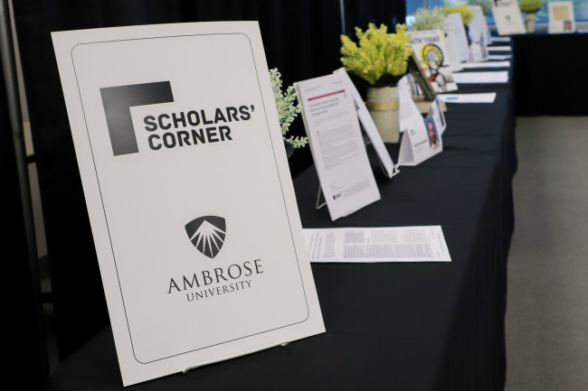 Scholars Corner Research Table